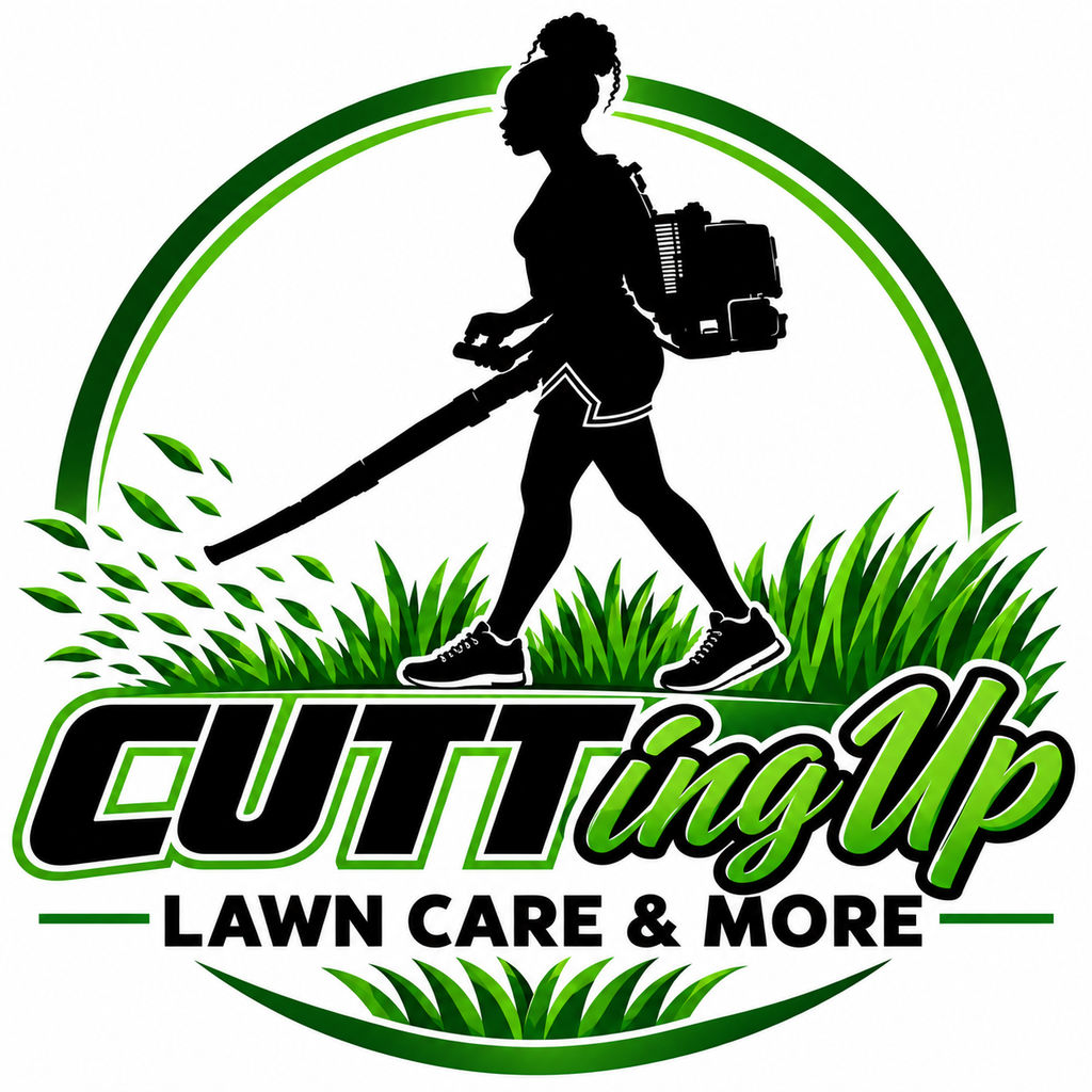 cutting up lawncare & more logo